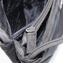 PRADA Tote Bag Nylon Black Silver Auth SW1839-23
