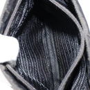 PRADA Tote Bag Nylon Black Silver Auth SW1839-24