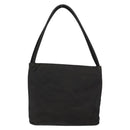 PRADA Tote Bag Nylon Black Silver Auth SW1839-2