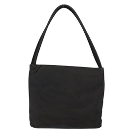 PRADA Tote Bag Nylon Black Silver Auth SW1839 - 0