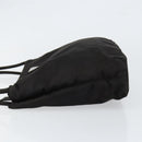 PRADA Tote Bag Nylon Black Silver Auth SW1839-4