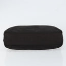 PRADA Tote Bag Nylon Black Silver Auth SW1839-5