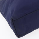 PRADA Tote Bag Nylon Navy Silver Auth SW1840-14