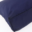 PRADA Tote Bag Nylon Navy Silver Auth SW1840-16