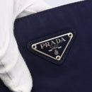 PRADA Tote Bag Nylon Navy Silver Auth SW1840-17