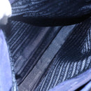 PRADA Tote Bag Nylon Navy Silver Auth SW1840-23