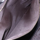 FENDI Zucchino Canvas Hand Bag Beige Gold Auth SW1844-22