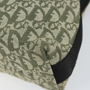 Christian Dior Trotter Canvas Shoulder Bag Green Silver Auth SW1847-12