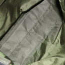 Christian Dior Trotter Canvas Shoulder Bag Green Silver Auth SW1847-16