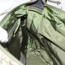 Christian Dior Trotter Canvas Shoulder Bag Green Silver Auth SW1847-17