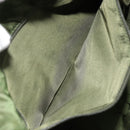 Christian Dior Trotter Canvas Shoulder Bag Green Silver Auth SW1847-20