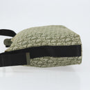 Christian Dior Trotter Canvas Shoulder Bag Green Silver Auth SW1847-5