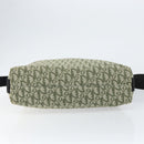 Christian Dior Trotter Canvas Umhängetasche Grün Silber Auth SW1847-5