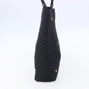 Salvatore Ferragamo Vala Shoulder Bag Nylon Black Gold Auth SW1849-3