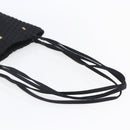 Salvatore Ferragamo Vala Shoulder Bag Nylon Black Gold Auth SW1849-7