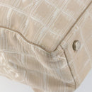 CHANEL New Travel Line Tote Bag Nylon Pink CC Auth SW1851-11