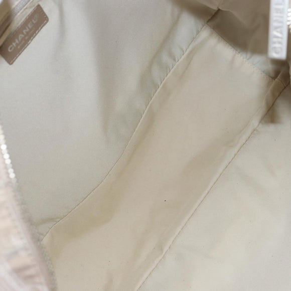 CHANEL New Travel Line Tote Bag Nylon Pink CC Auth SW1851