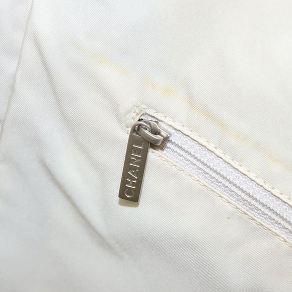 CHANEL New Travel Line Tote Bag Nylon Pink CC Auth SW1851