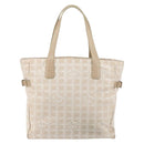 CHANEL New Travel Line Tote Bag Nylon Pink CC Auth SW1851-3