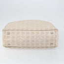 CHANEL New Travel Line Tote Bag Nylon Pink CC Auth SW1851-9