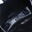 Burberrys Shoulder Bag Nylon Leather Navy Gold Auth SW1852-11