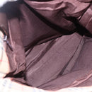 BURBERRY Nova Check Shoulder Bag Canvas Beige Gold Auth SW1853-11