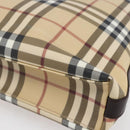 BURBERRY Nova Check Shoulder Bag PVC Beige Auth SW1854-15