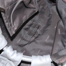 LOEWE Nappa Aire Anagram Hand Bag Leather Silver Auth SW1857-10