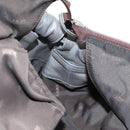 LOEWE Nappa Aire Anagram Hand Bag Leather Silver Auth SW1857-21