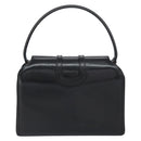 CELINE Hand Bag Leather Black Gold Auth SW1859-2