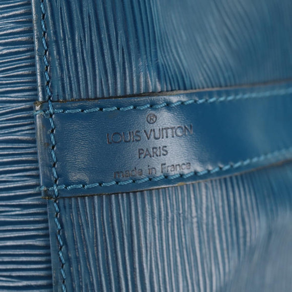 LOUIS VUITTON Epi Petit Noe Shoulder Bag Blue M44105 LV Auth SW1860