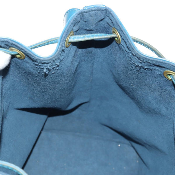 LOUIS VUITTON Epi Petit Noe Shoulder Bag Blue M44105 LV Auth SW1860