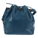 LOUIS VUITTON Epi Petit Noe Shoulder Bag Blue M44105 LV Auth SW1860-2