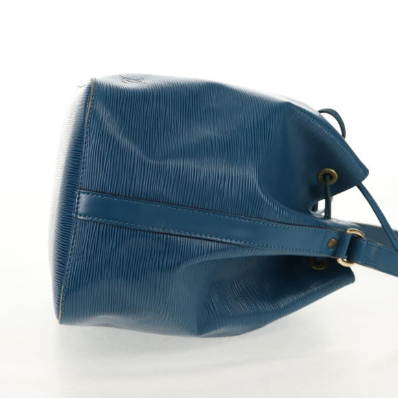 LOUIS VUITTON Epi Petit Noe Shoulder Bag Blue M44105 LV Auth SW1860