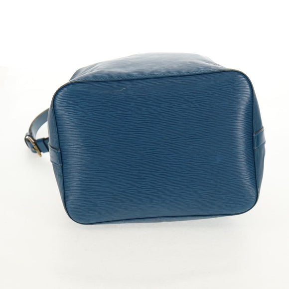 LOUIS VUITTON Epi Petit Noe Shoulder Bag Blue M44105 LV Auth SW1860