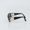 CHANEL Sunglasses plastic Black CC Auth SW1861-3