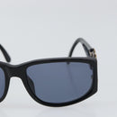 CHANEL Sunglasses plastic Black CC Auth SW1861-6