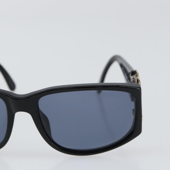 CHANEL Sunglasses plastic Black CC Auth SW1861