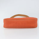 Salvatore Ferragamo Shoulder Bag Leather Orange Gold Auth SW1864-9