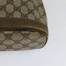 GUCCI GG Supreme Shoulder Bag PVC Beige Auth sw187-16