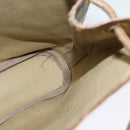 GUCCI GG Supreme Shoulder Bag PVC Beige Auth sw187-18