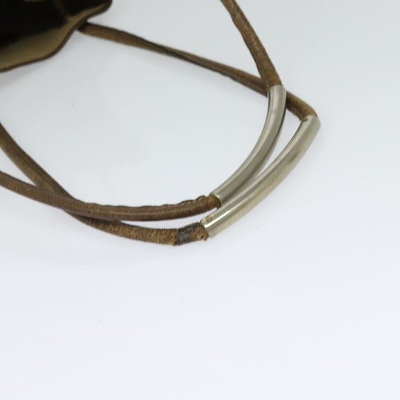 GUCCI GG Supreme Schoudertas PVC Beige Auth sw187