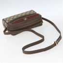 GUCCI GG Supreme Web Sherry Line Bag PVC Beige Gold 001 56 6655 Auth SW1871-7