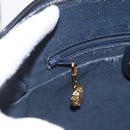 GUCCI Micro GG Supreme Sherry Line Bag PVC Navy Gold 001 58 0918 Auth SW1872-19