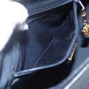 GUCCI Micro GG Supreme Sherry Line Bag PVC Navy Gold 001 58 0918 Auth SW1872-11