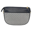 GUCCI Micro GG Supreme Sherry Line Bag PVC Navy Gold 001 58 0918 Auth SW1872-2