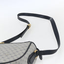 GUCCI Micro GG Supreme Sherry Line Bag PVC Navy Gold 001 58 0918 Auth SW1872-8