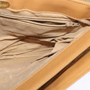 GUCCI Micro GG Supreme Shoulder Bag PVC Leather Brown Gold Auth sw188-19