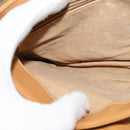 GUCCI Micro GG Supreme Shoulder Bag PVC Leather Brown Gold Auth sw188-20