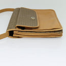 GUCCI Micro GG Supreme Shoulder Bag PVC Leather Brown Gold Auth sw188-3
